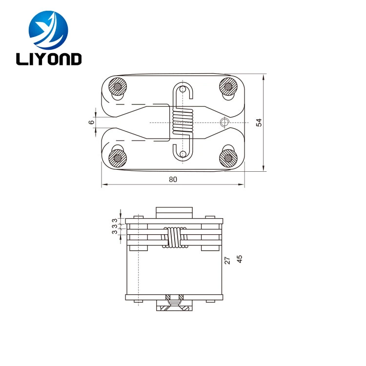 Lya402 400A Extension Spring Flat Contacts for High Voltage Electrical Switchgears 2023