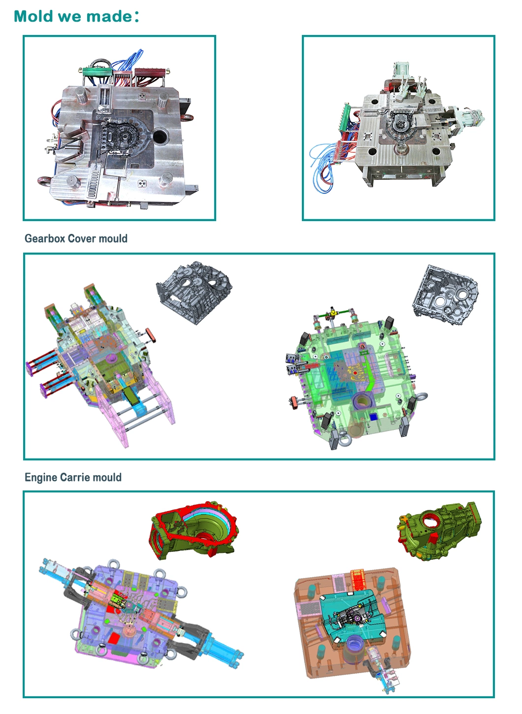 Fast Delivery Custom Mold Casting Mould Aluminium Die Casting Mould Die Casting Die for Auto Parts Rear Box From Mould Maker Symbos