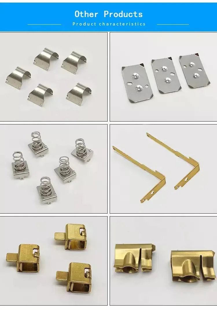 High Precision Metal Stamping Parts Custom Battery Shrapnel Switch Socket Stamping Parts