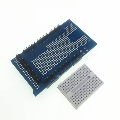 Nuovissima scheda di espansione Prototype Shield Proto Shield V3 con mini breadboard Mega + breadboard bianco